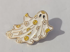Ghost pin - Smiley Face