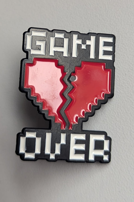 Gamer Pin - Game Over.